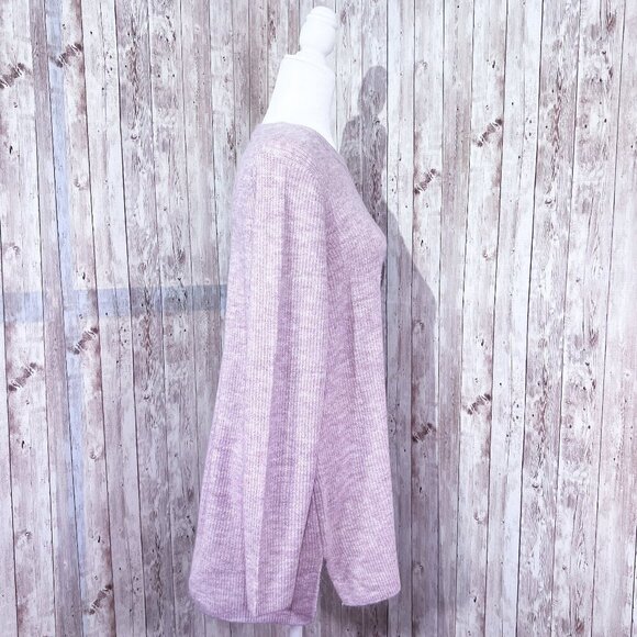 Women's Old Navy Long Sleeve Maternity Sweater | Pink | Crew Neck | Medium - Picture 3 of 12